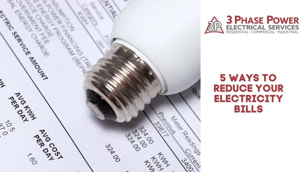 reduce your electricity bills